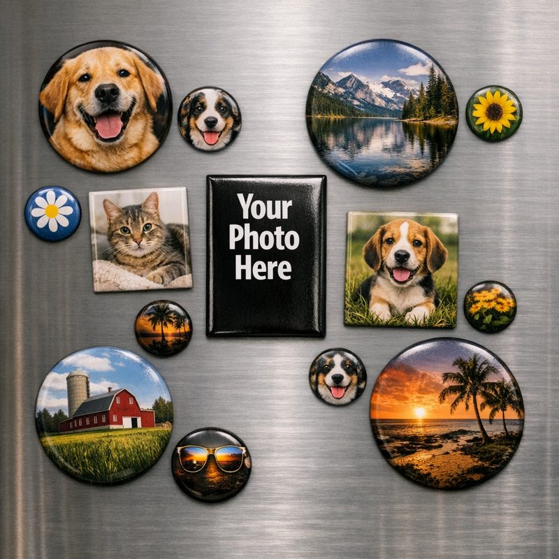 2.5”x3.5” Custom Photo Magnet - NOT Wearable